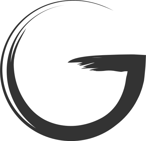 黑色筆墨字母G矢量logo圖片 logo png