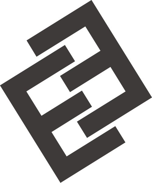 黑色正反字母E矢量logo logo png