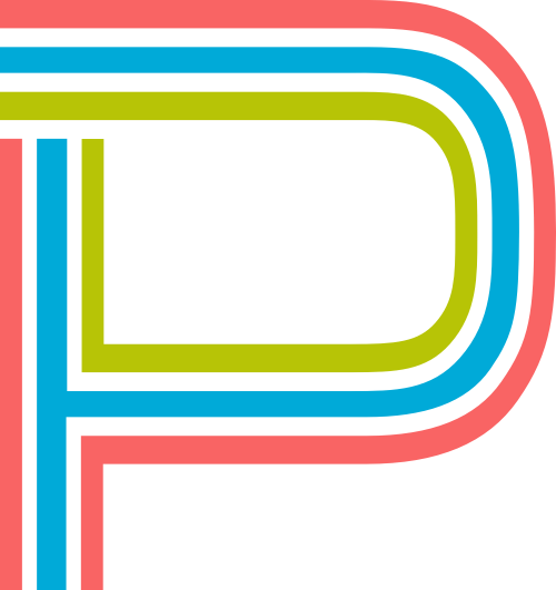 字母P三色矢量logo圖標(biāo) logo png