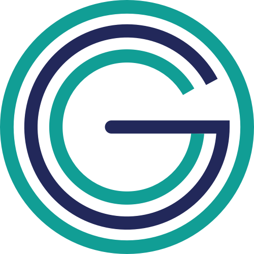 圓形字母G矢量圖標(biāo) logo png