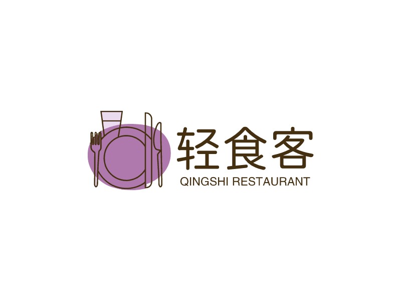 輕食客LOGO設(shè)計